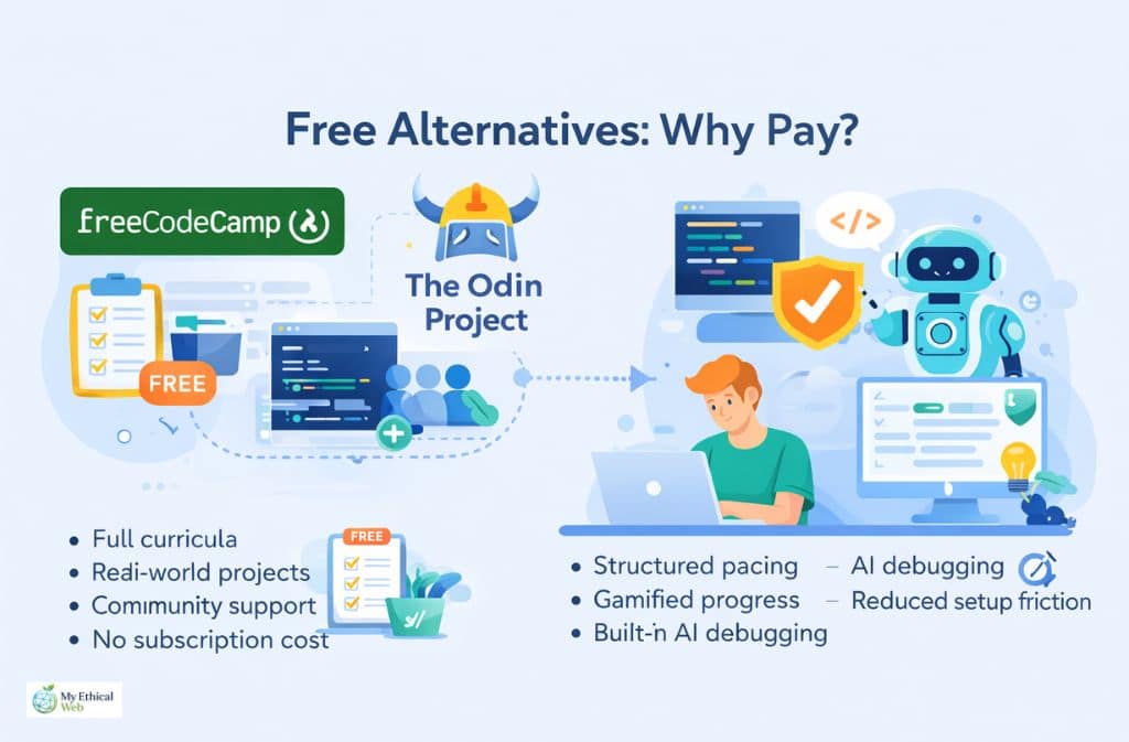 free alternatives of Codefinity