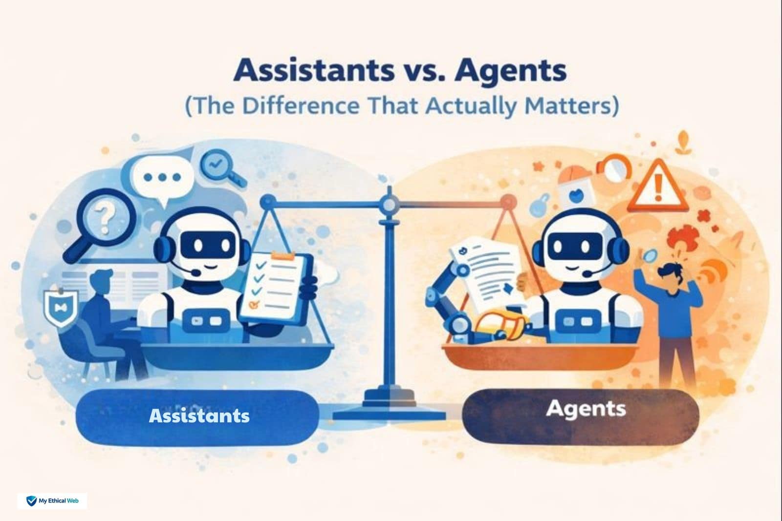 ai assistants vs ai agents